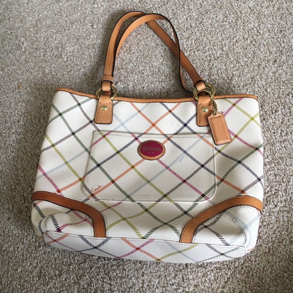 Authentic Coach Patterned Purse